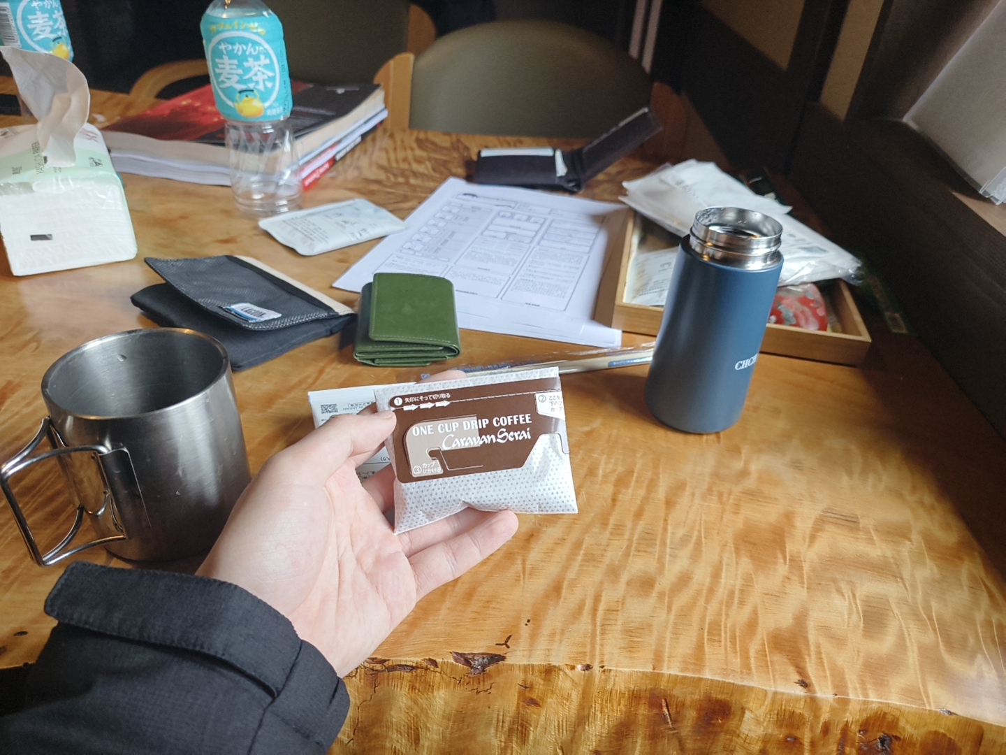 清晨的挂耳咖啡